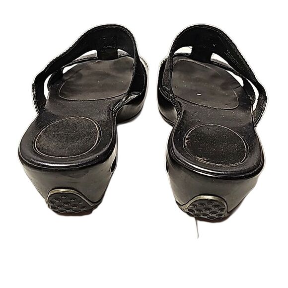 Sandals by Cole Haan Platform Black and Patent Look Comfort Soles Size 8 - Picture 3 of 7